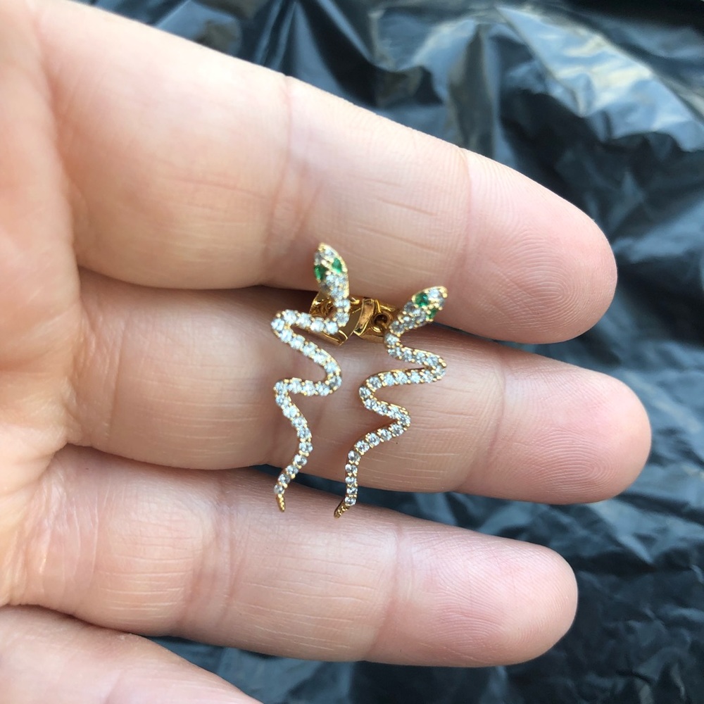 Snake earrings 🐍 - Picture 2 of 2